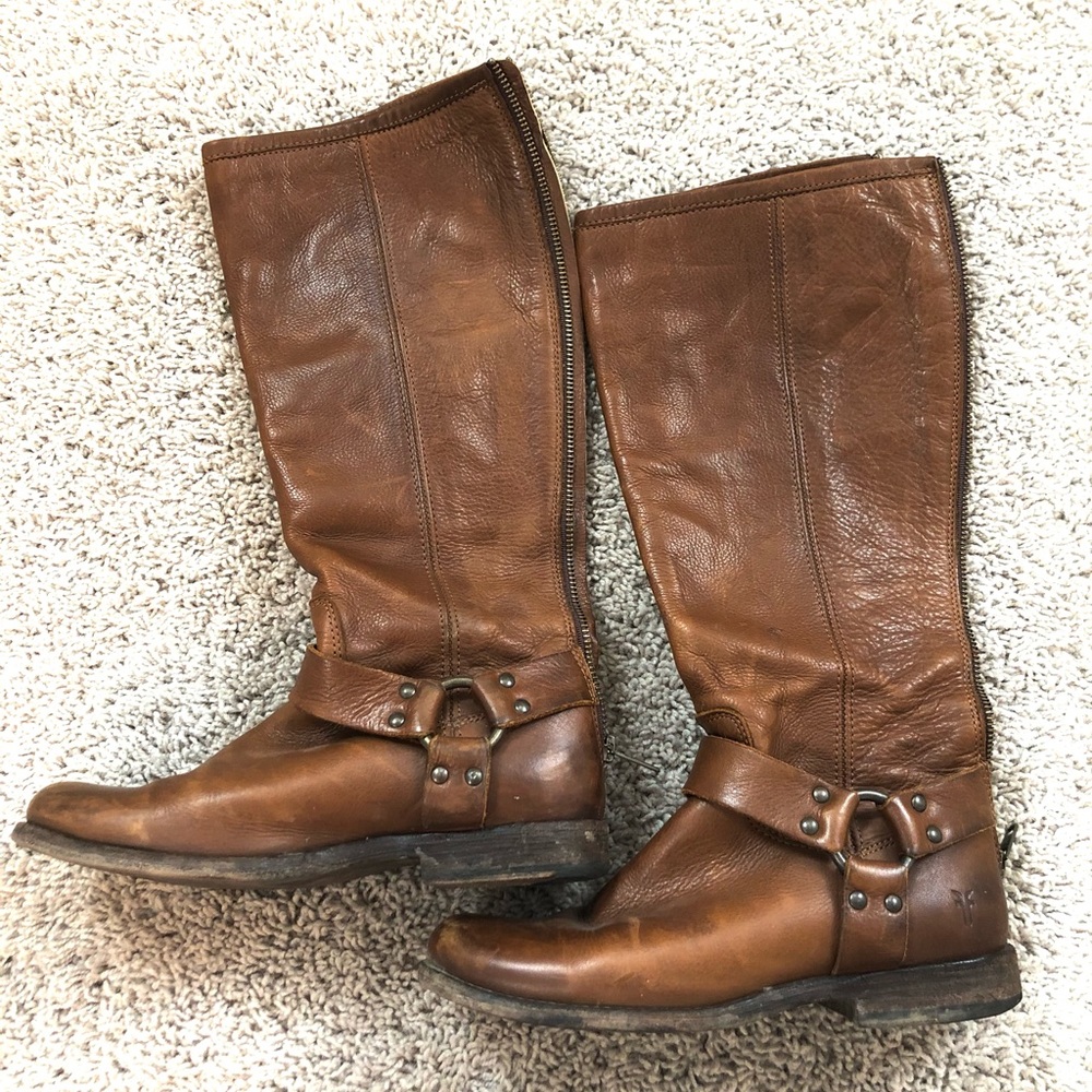 Frye Brown Leather Boots